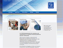 Tablet Screenshot of boehm-isoliertechnik.de
